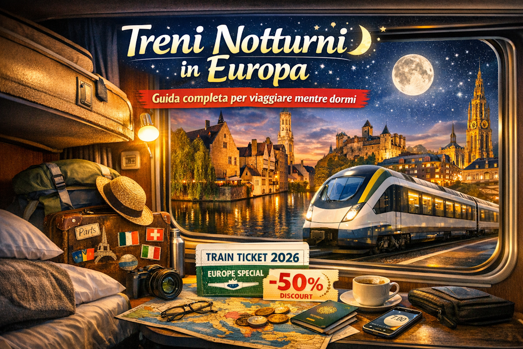 Scopri di più sull'articolo Treni notturni in Europa: guida completa per viaggiare mentre dormi