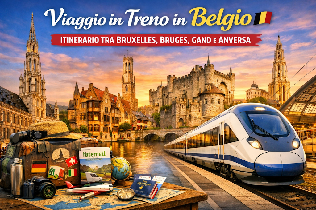 Scopri di più sull'articolo Viaggio in treno in Belgio: itinerario tra Bruxelles, Bruges, Gand e Anversa