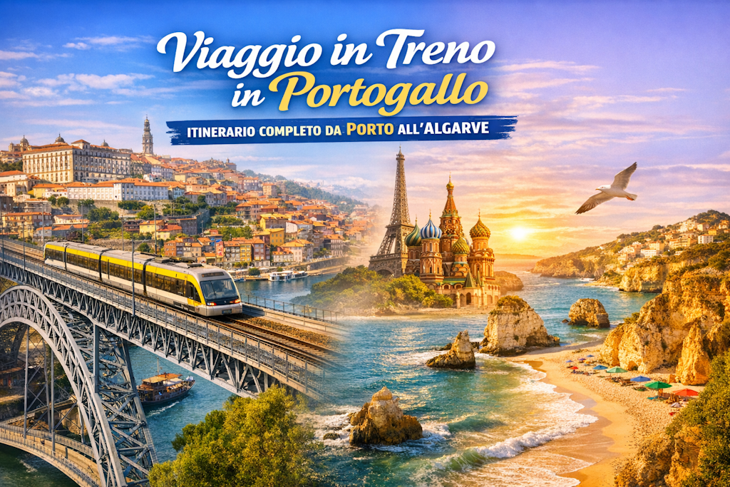Scopri di più sull'articolo Viaggio in treno in Portogallo: itinerario completo da Porto all’Algarve